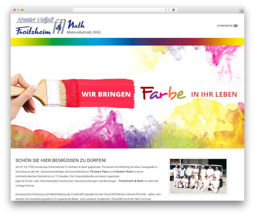 Route WordPress theme - froitzheim-nath.de