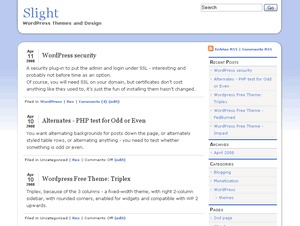 slight WordPress theme slight WordPress theme