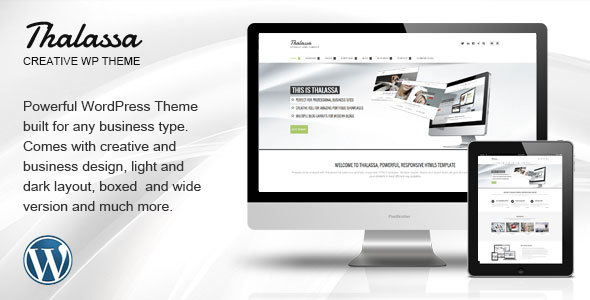 Thalassa WP wallpapers WordPress theme