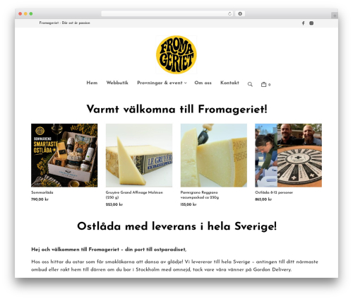 Theme WordPress Mr. Tailor - fromageriet.se