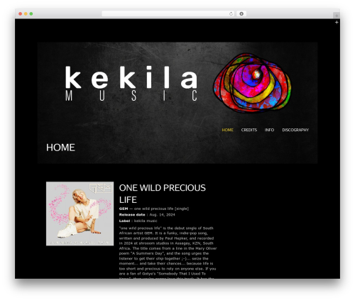 Theme WordPress Musicpro - kekila.com