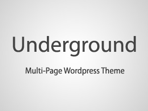 Theme WordPress Underground Multi-Page by WhoaThemes
