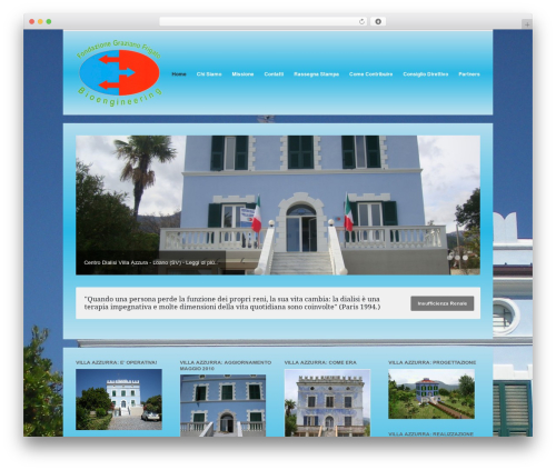 Uber theme WordPress - fondazionefrigato.it