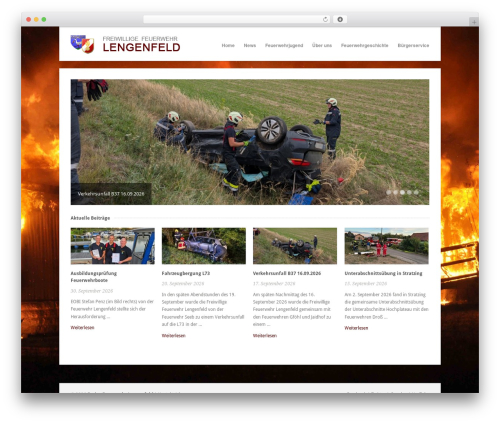 Uber WordPress page theme - feuerwehr-lengenfeld.at