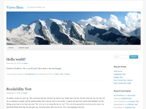 Views Base theme WordPress by onthegosystems