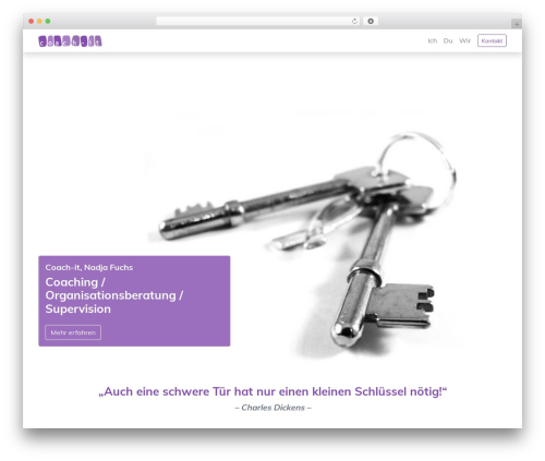 WordPress theme BootScore - coach-it.ch