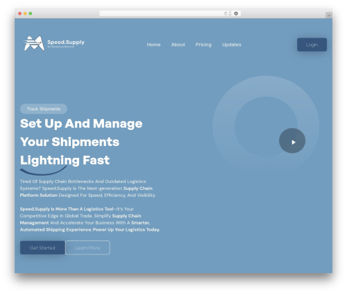 Exclusive webgl WordPress plugin - speed.supply