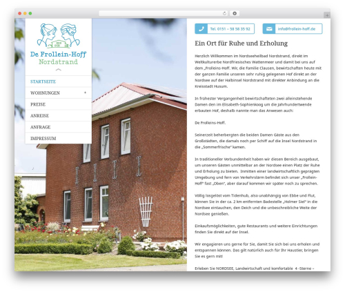 WordPress theme RoyalGold - frollein-hoff.de
