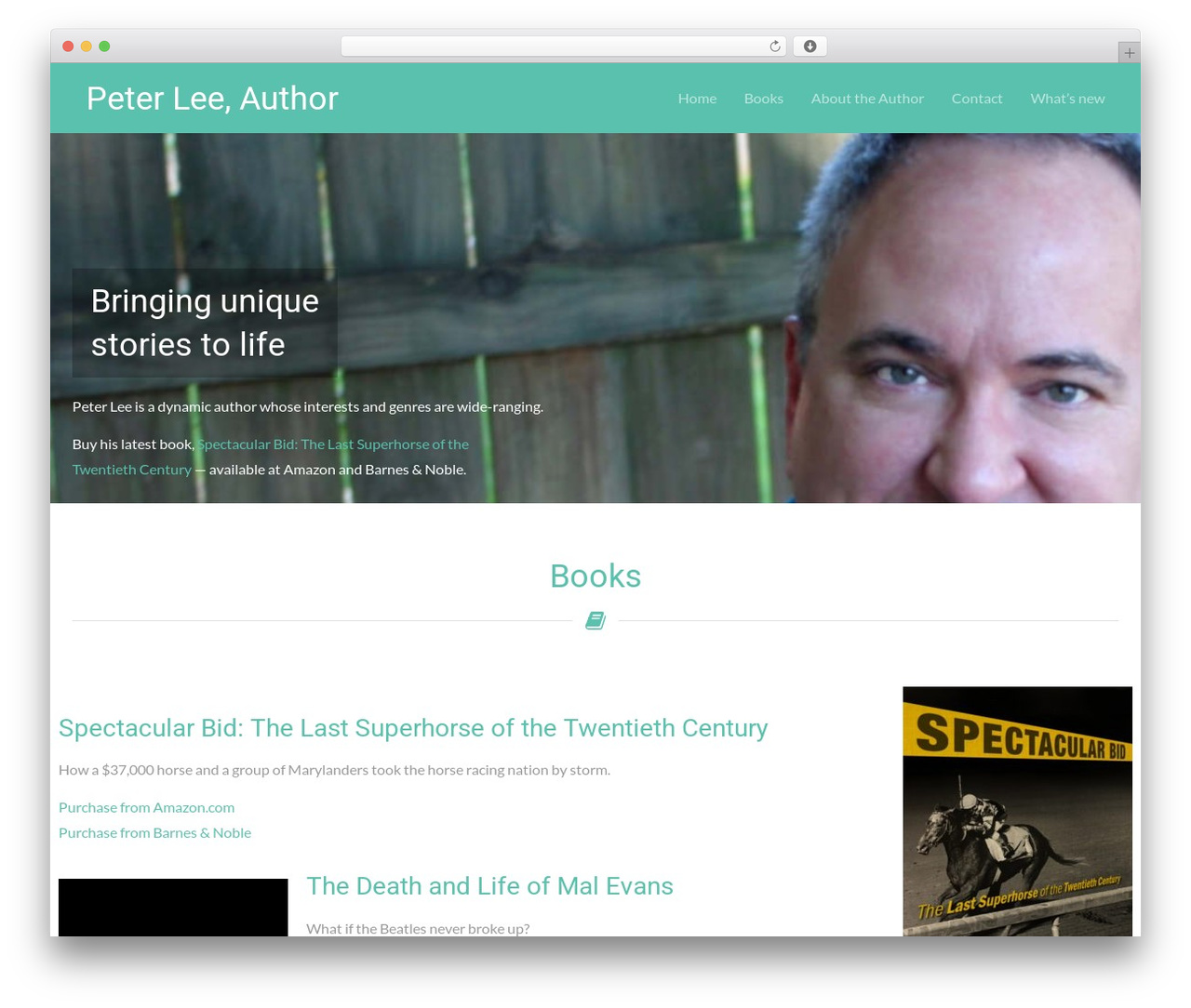 WordPress theme FlatBook - petermlee.com