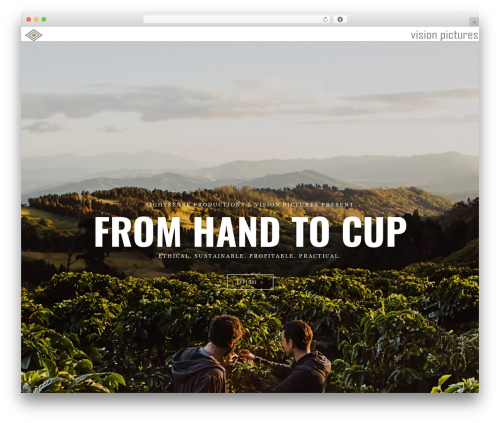 WordPress theme Norris - fromhandtocup.com