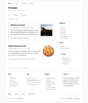 WP theme Prototype Child WP theme Prototype Child