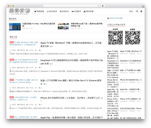 Dragon WordPress theme - apple996.com