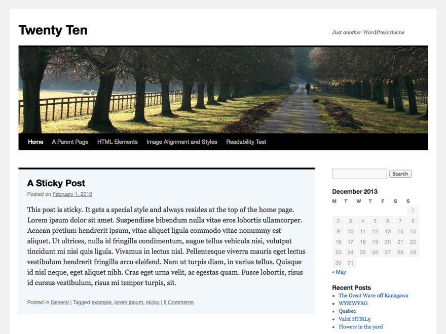 Hobbit theme WordPress Hobbit theme WordPress