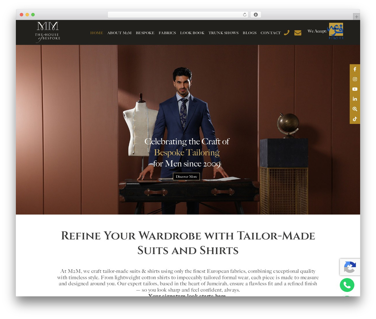 M2M WordPress store theme - m2m.ae