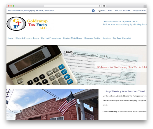 OOB Framework WordPress theme - taxfacts.biz