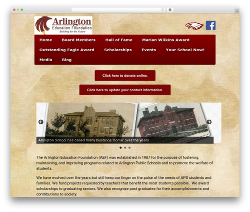 Skeleton theme WordPress - thearlingtoneducationfoundation.com
