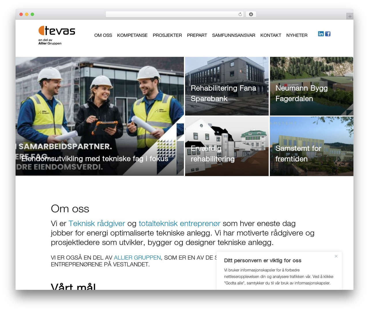 Tevas WordPress theme - tevas.no Tevas WordPress theme - tevas.no
