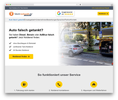 Wp store locator widget WordPress plugin - falsch-tanken24.de