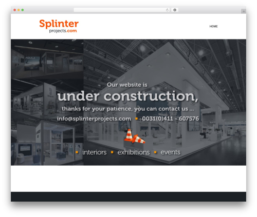 Theme WordPress Webstage - splinterprojects.com