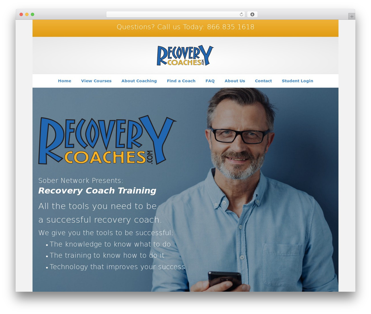 WordPress theme Beaver Builder Theme - recoverycoaches.com