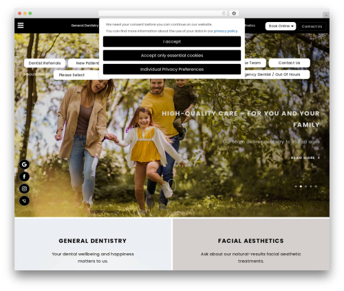 WordPress theme Custom Theme - www.houseofdental.co.uk