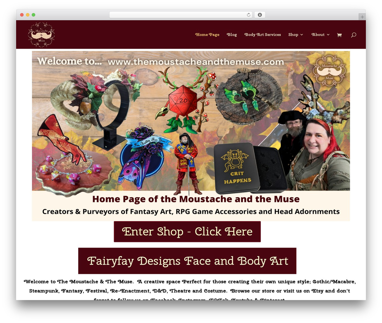 WordPress theme Divi - themoustacheandthemuse.com