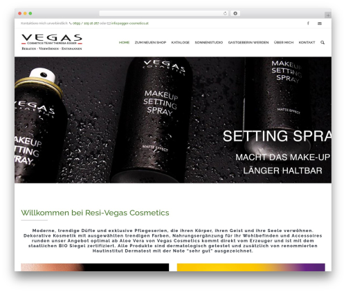 WordPress theme Flex - egger-cosmetics.at