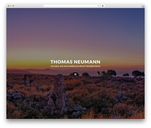 WordPress theme Genesis - thomasneumann.org