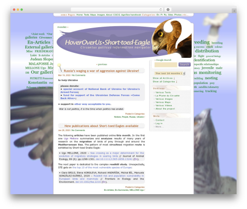 WP theme HoverOverU5 - short-toed-eagle.net