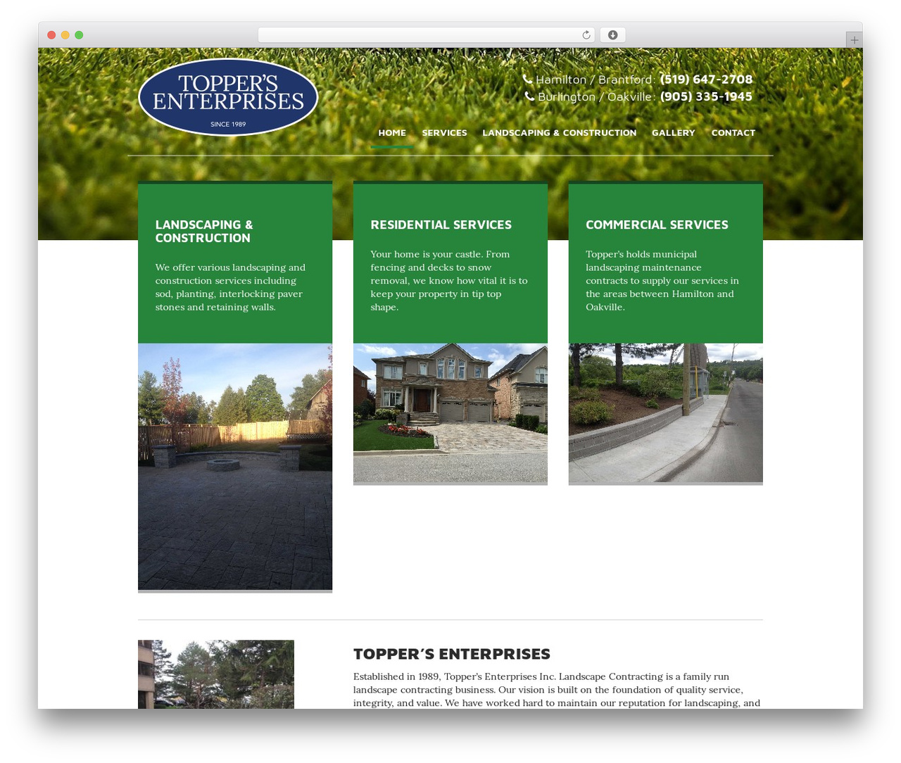Best WordPress theme Laurel - toppersenterprises.com