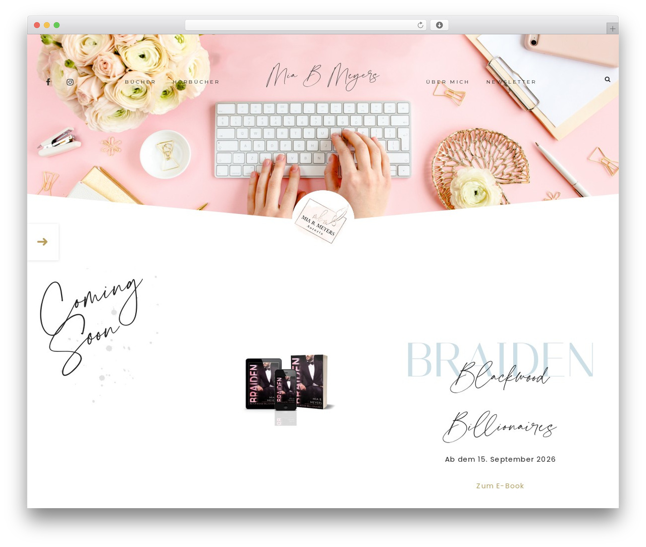 Hello Chic theme WordPress - miabmeyers.com Hello Chic theme WordPress - miabmeyers.com