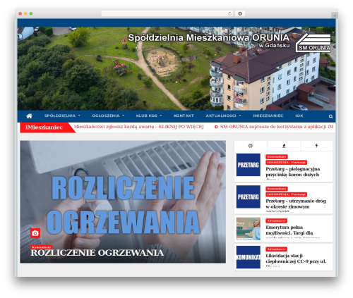Newsup Pro WordPress magazine theme - sm-orunia.pl