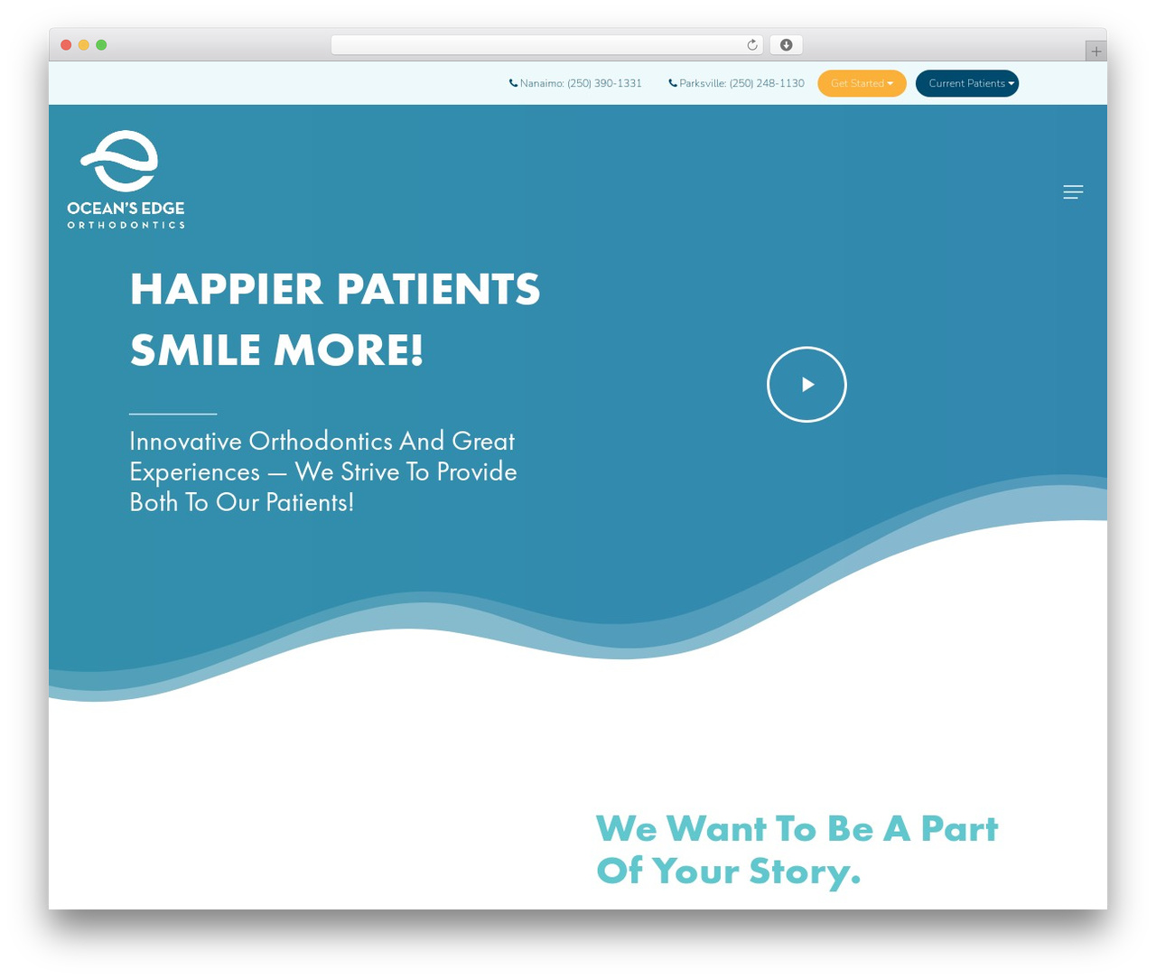 Salient WordPress theme - oeosmiles.com