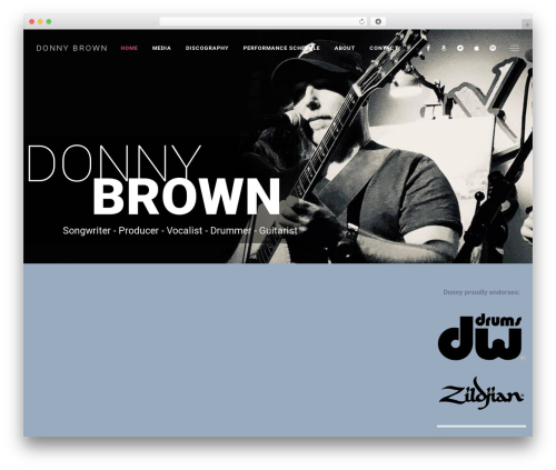 slide-music-core WordPress plugin - donnybrownmusic.com