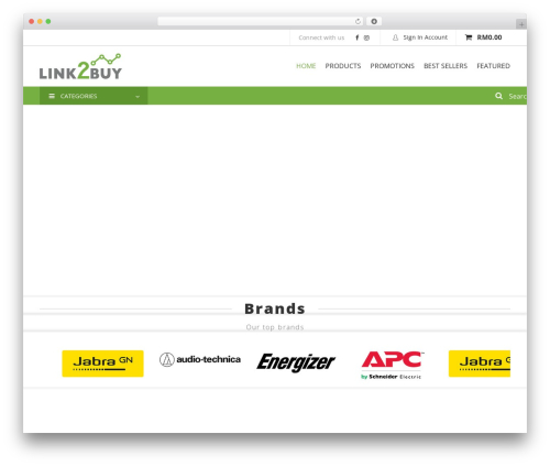 Theme WordPress CiyaShop - link2buy.com.my
