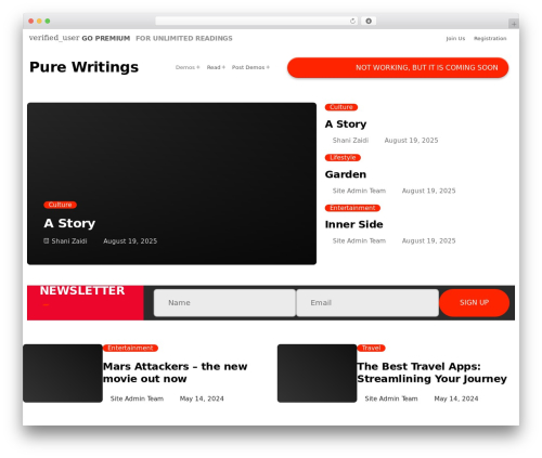 Peepso WordPress plugin - purewritings.com