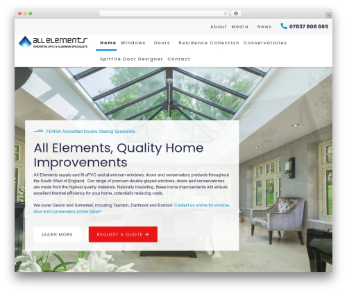 Best WordPress theme Ghost - allelementswindows.com