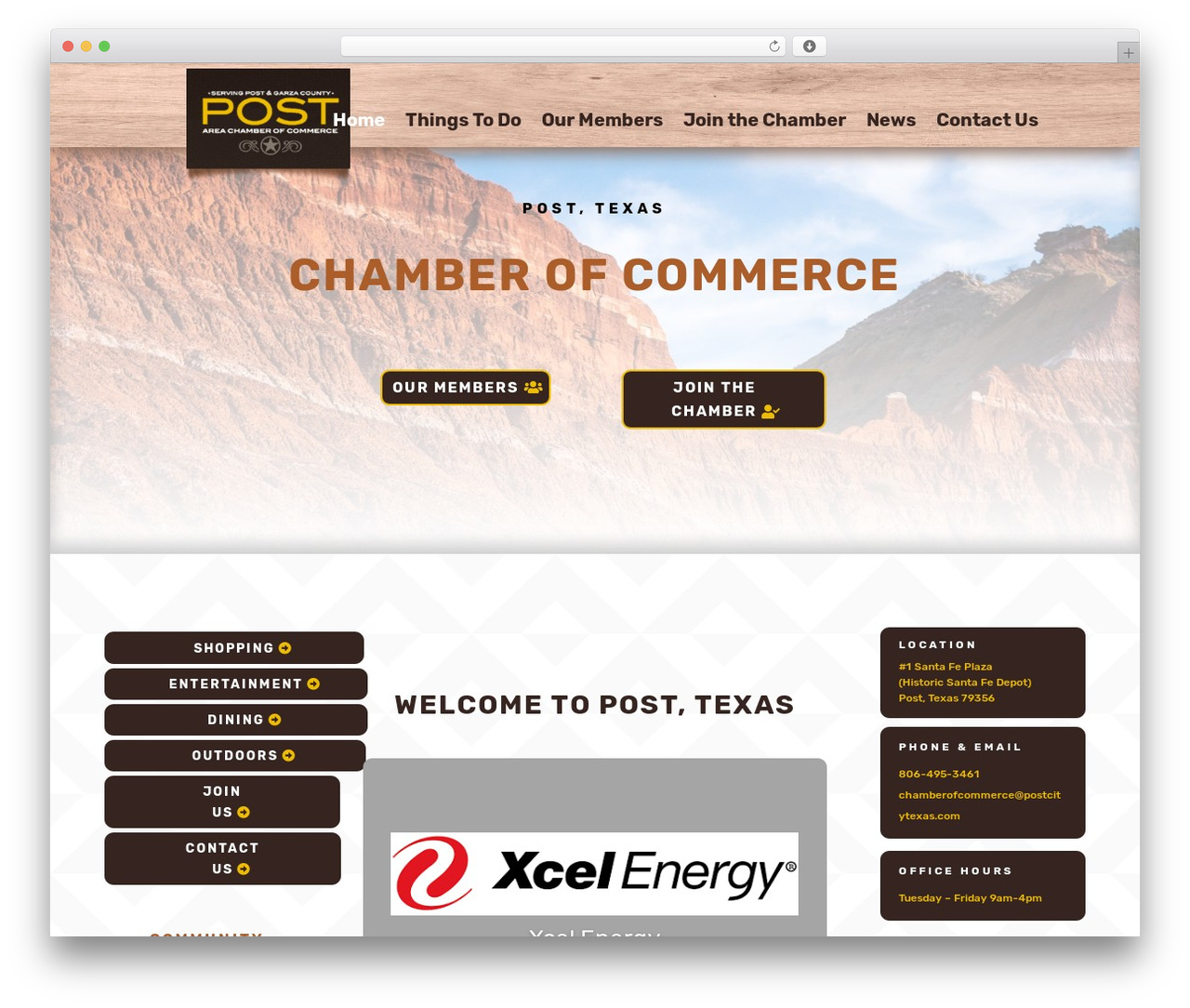 Divi WordPress theme - postcitytexas.com