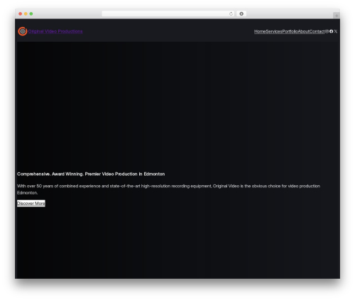 Extendable WordPress website theme - originalvideo.ca