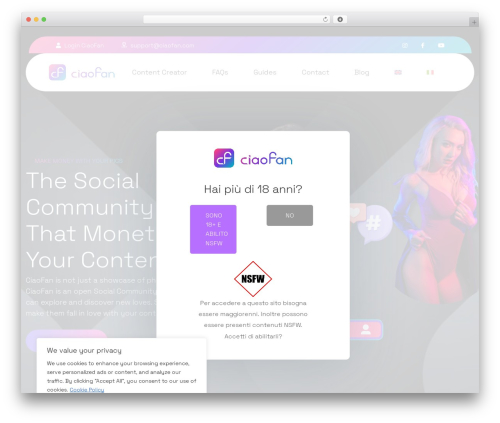 Wps disclaimer WordPress plugin - www.ciaofan.com