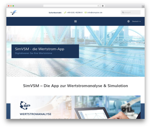 Impreza theme WordPress - www.simvsm.de