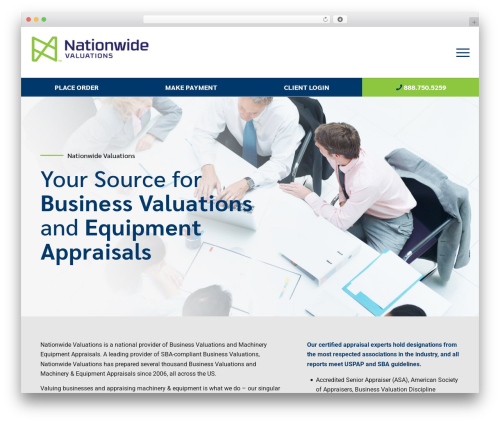 NDESIGN Framework WordPress theme - nationwidevaluations.com