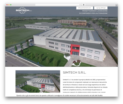 Simtech theme WordPress - simtechsrl.com