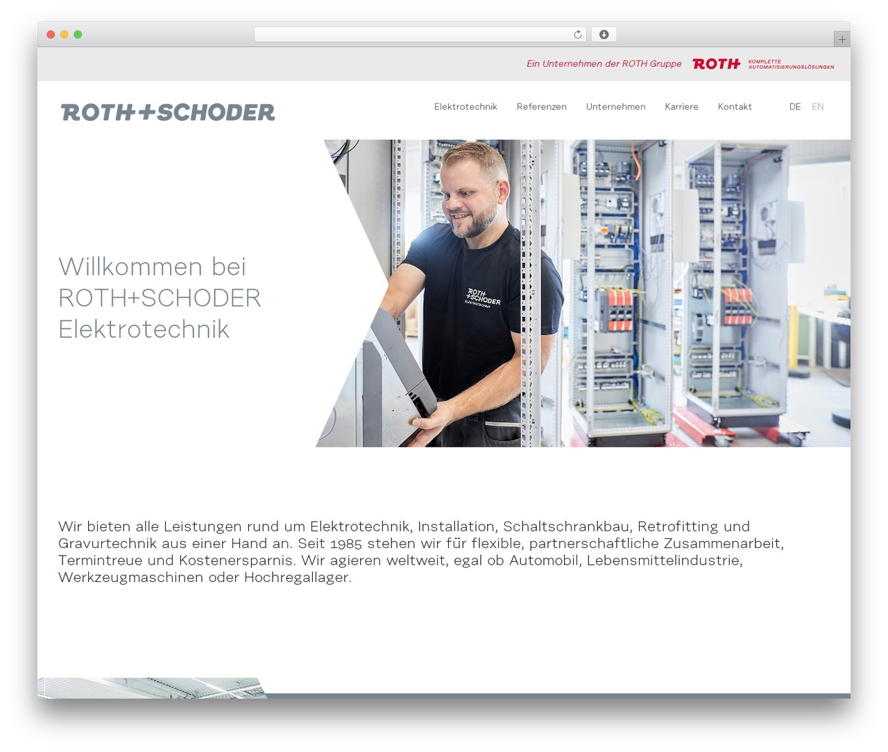 WordPress theme Roth+Schoder - roth-schoder.de