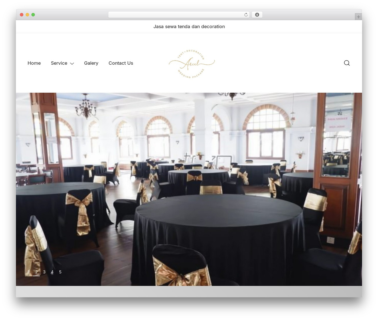 Botiga theme WordPress - arieltentdecor.com