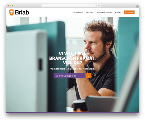 Client name WordPress theme - xn--jobbapbriab-28a.se