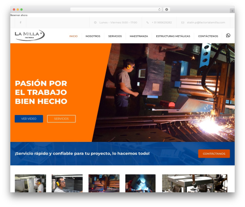constructo theme WordPress - factorialamilla.com