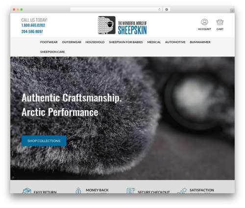 Divi WordPress theme - worldofsheepskin.com