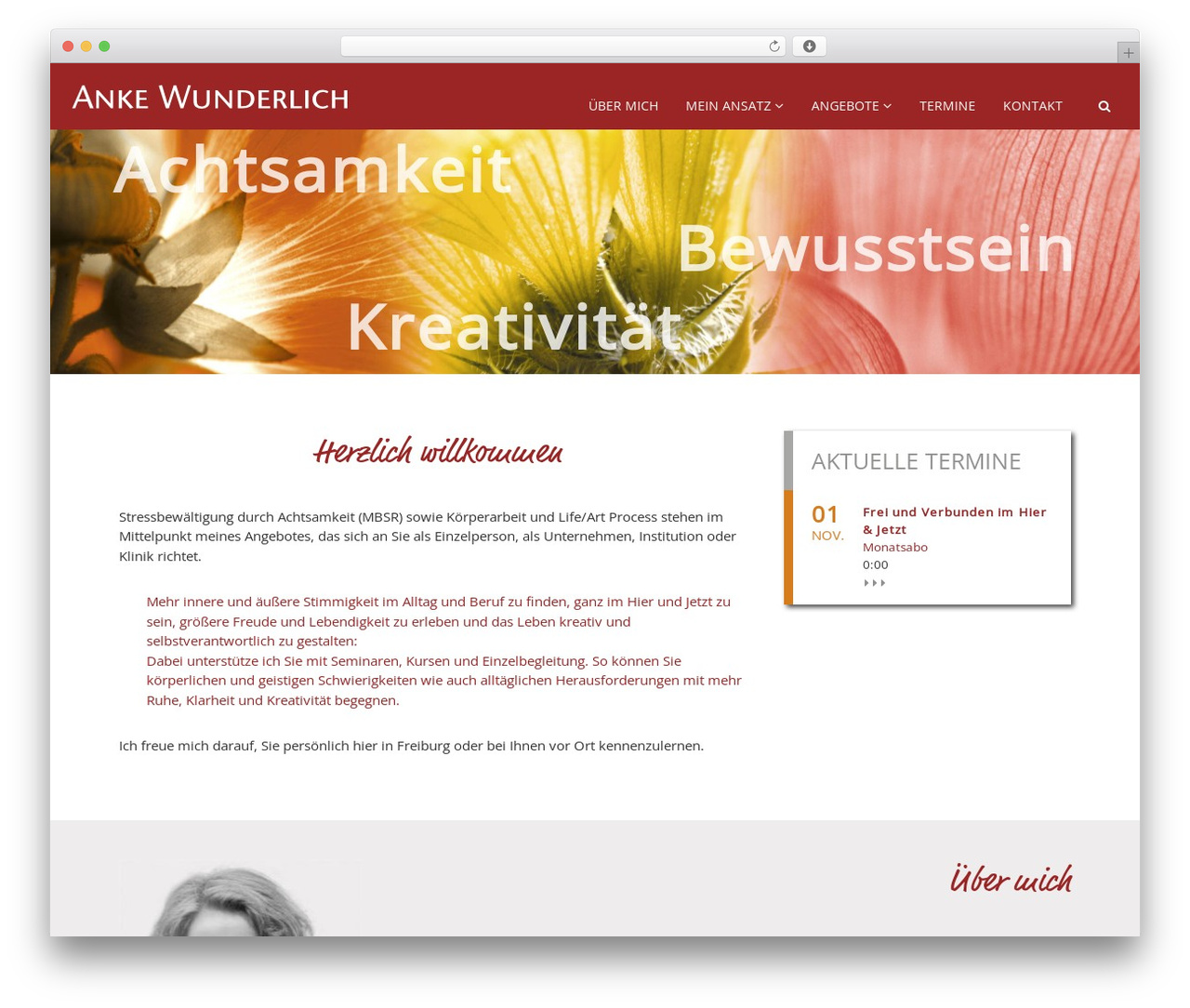 Flash top WordPress theme - anke-wunderlich.de Flash top WordPress theme - anke-wunderlich.de
