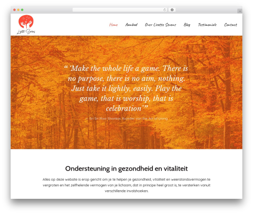 Lambda best WordPress theme - lisettesevens.nl
